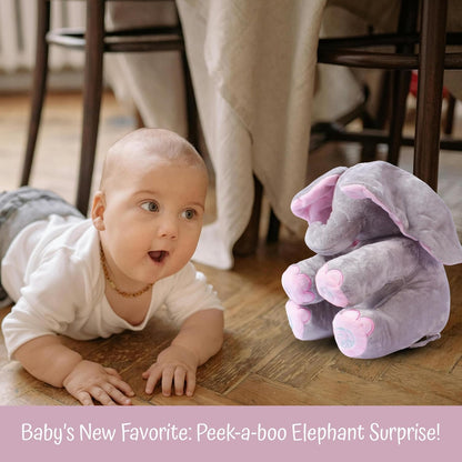EllieBoo™ Peek-A-Boo Elephant Toy