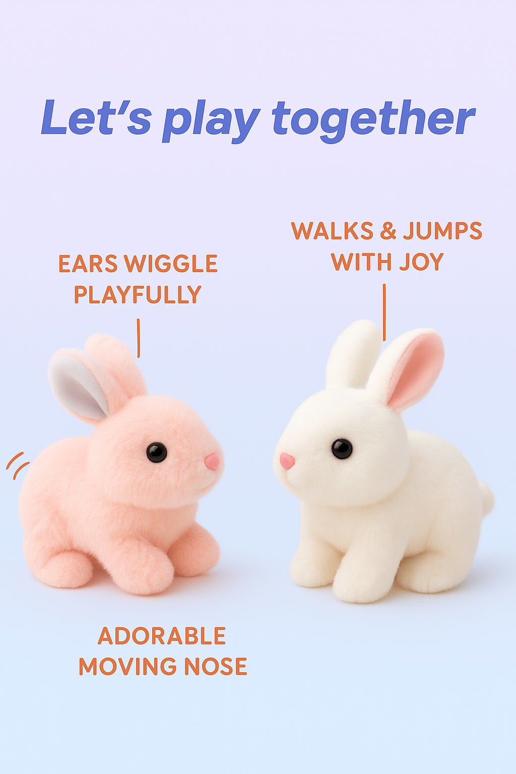 HappyHopper™ Hopping Rabbit Toy